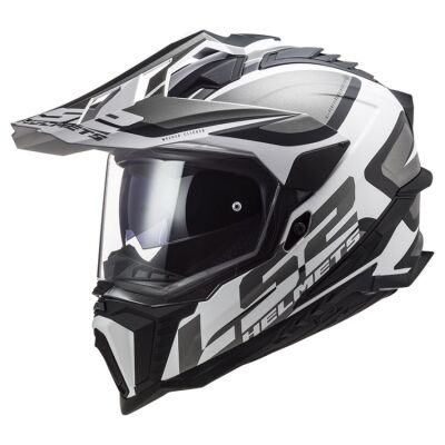 LS2 MX701 EXPLORER-06 HPFC ALTER adventure helma matná-bílá